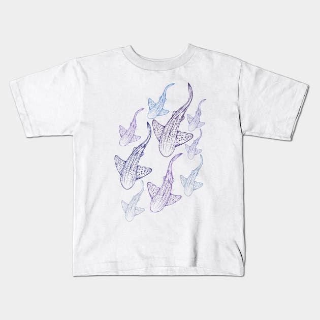 shark Kids T-Shirt by painting whales